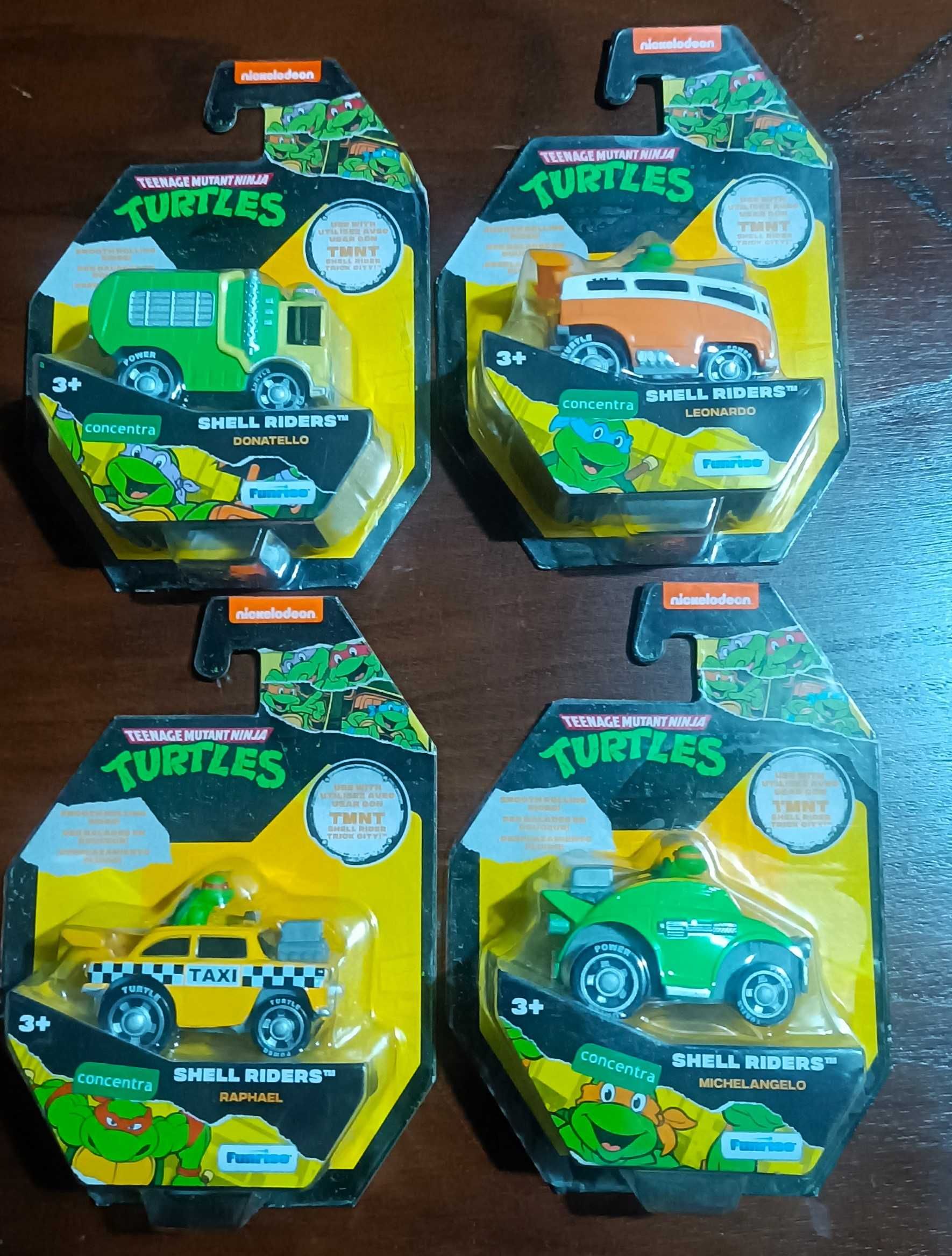 Shell Riders TMNT Coleção Completa