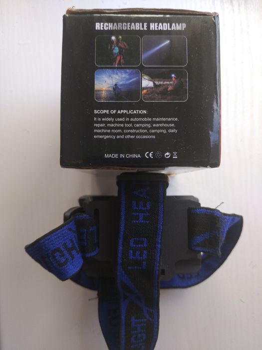 Ліхтар налобний 18650