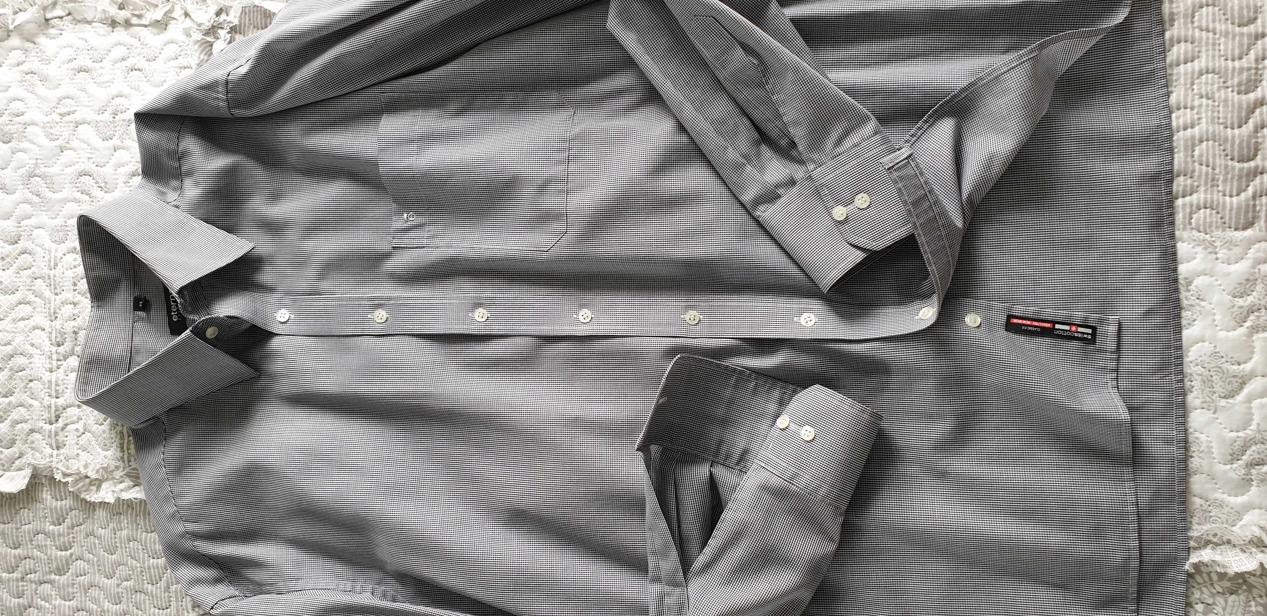Eterna Excellent. Non-Iron. XL/XXL. Kołnierzyk 44.