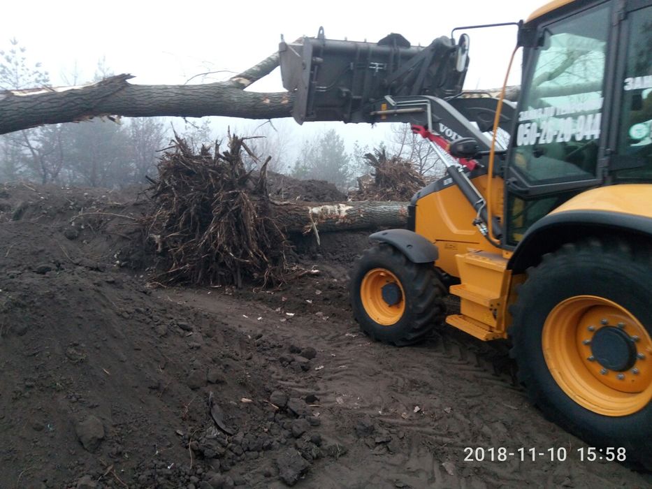 Оренда послуги екскаватора навантажувач мініекскаватори