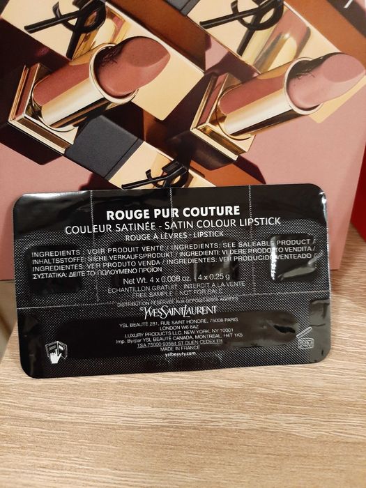 Помада палетка пробники Yves Saint Laurent