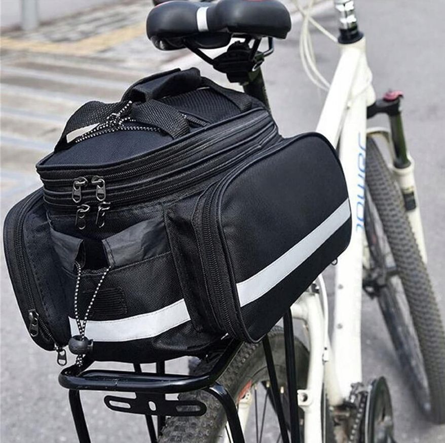 Nowa Torba na bagażnik 3 komorowa sakwa rowerowa pojemna pokrowiec