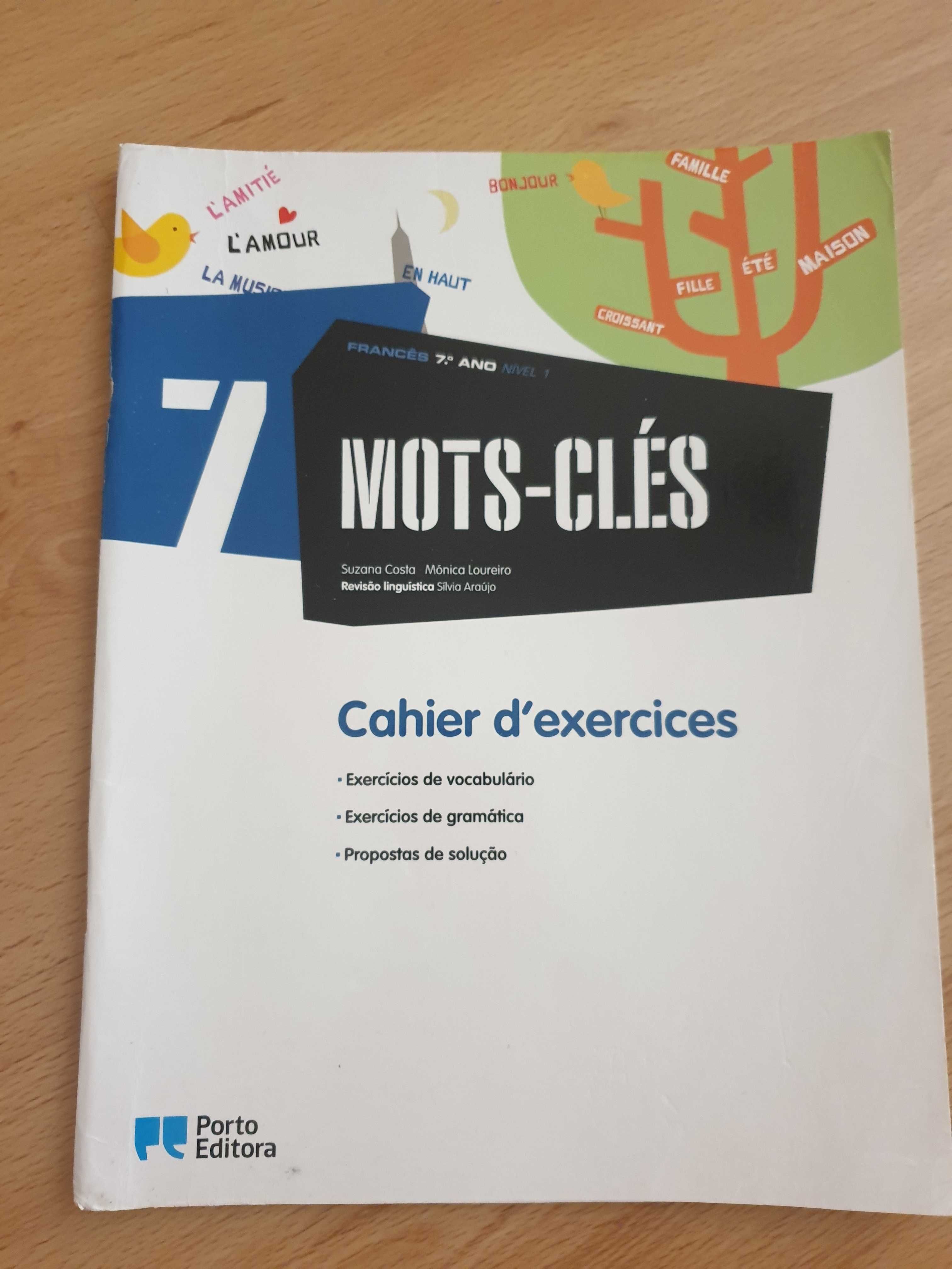 caderno de atividades frances MOTS CLÉS 7ºAno