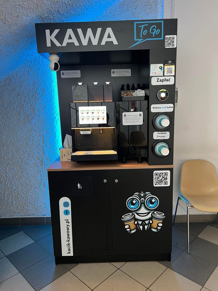 Okazja Kącik kawowy ekspres do kawy vending Fresco X580