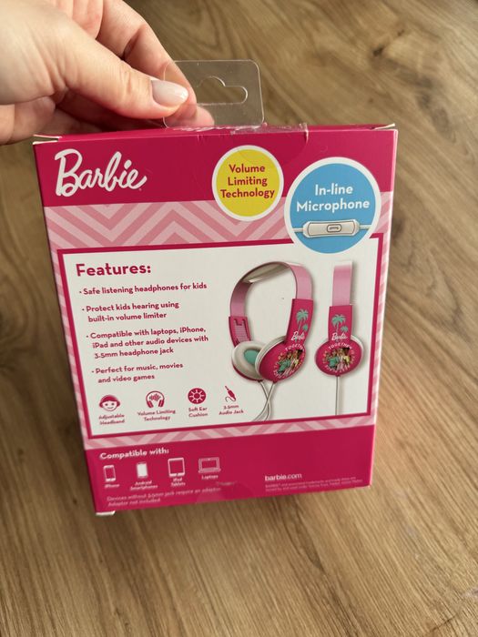 Навушники Barbie , нові ! Для дівчинки!