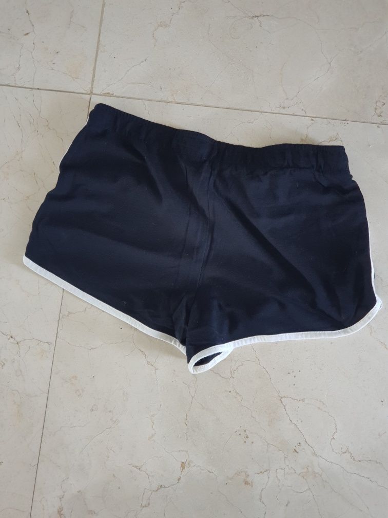 Calções shorts curtos pretos Primark