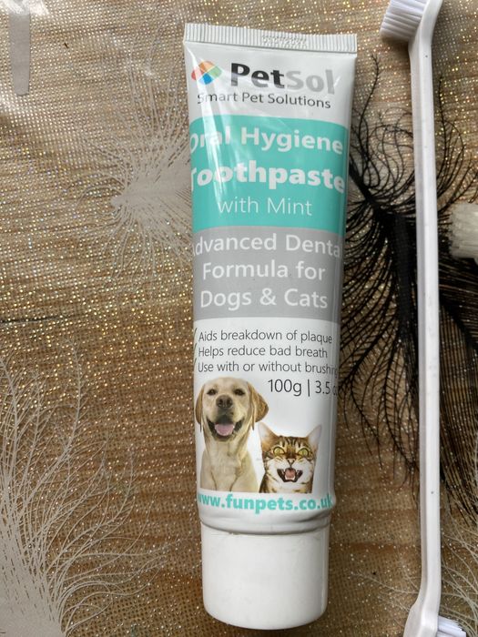 Набір для гігієни ротової порожнини домашніх улюбленців щітки паста