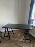 Biurko ikea czarna