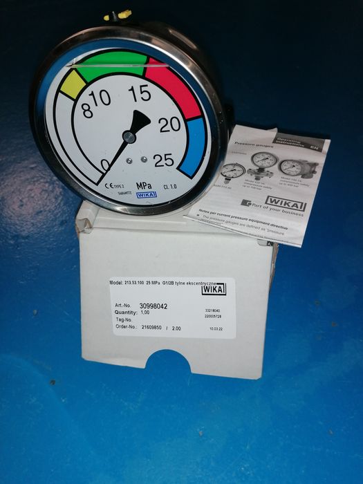 Manometr prasy Sipma