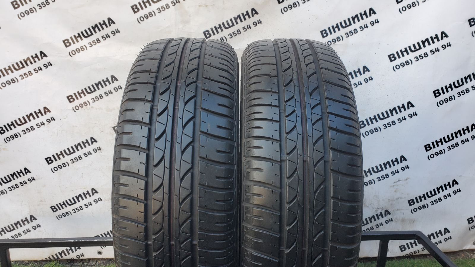 Шини 185/60 R 15 Bridgestone B250. Літо пара. Колеса склад.