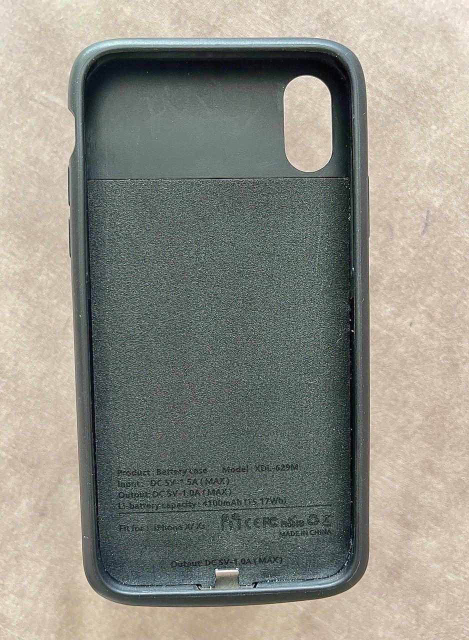 Чохол-батарея/Battery Case for iPhone X  XDL-629M