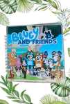 Bluey and friend na rzepy