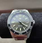 San Martin 62MAS – szafir, ceramiczny bezel, Seiko NH35, stan idealny