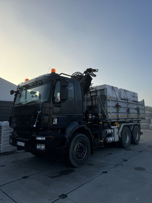 Transport+HDS z łyżką /widłami do palet wywrotka | koparko-ładowarka