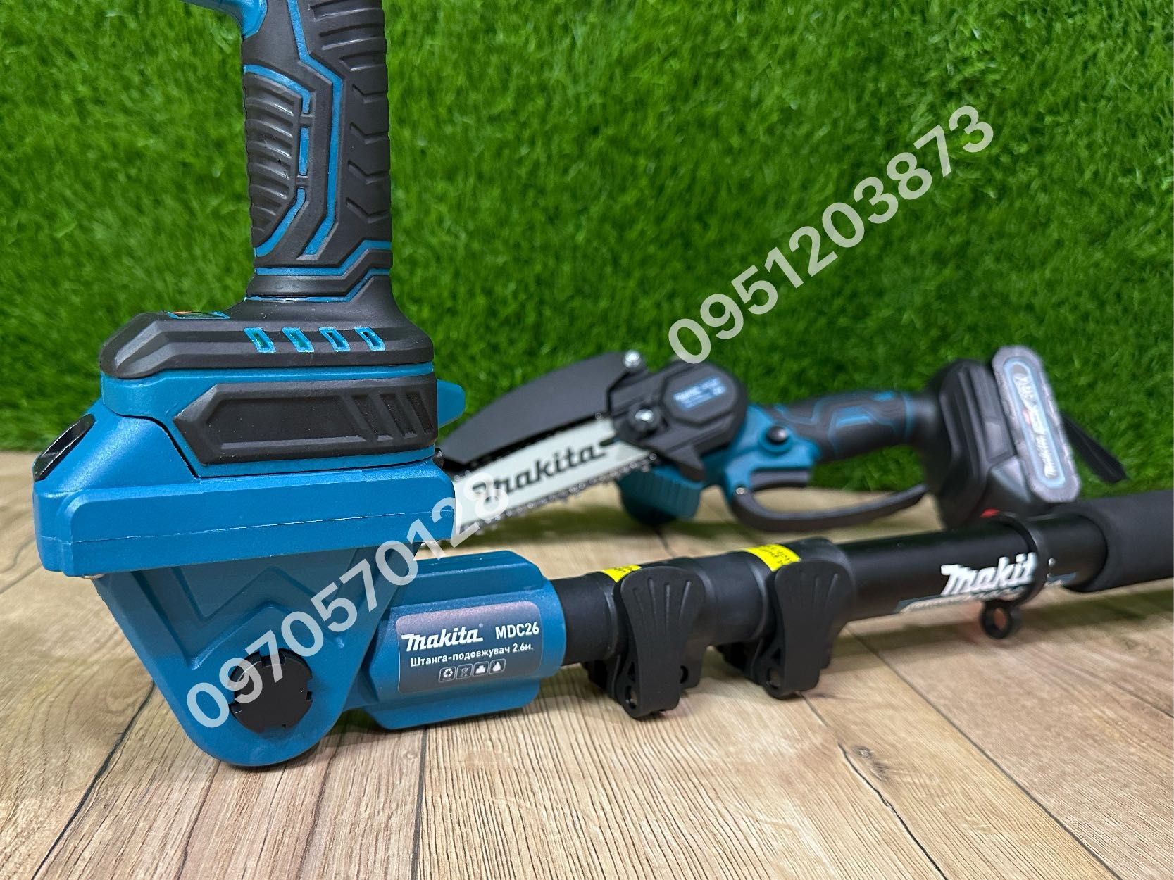Набор 3/1 Makita Секатор DMT90BL Мини пилка DUC366 Удлинитель 36V 6Ah