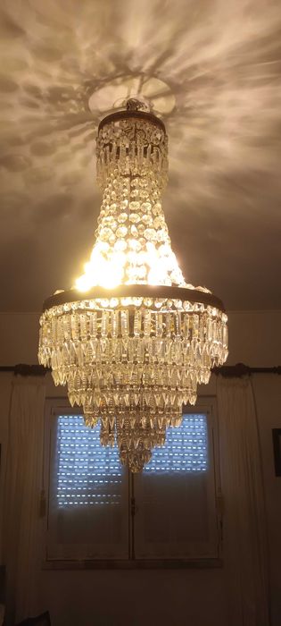 Candeeiro Lustre Cristal