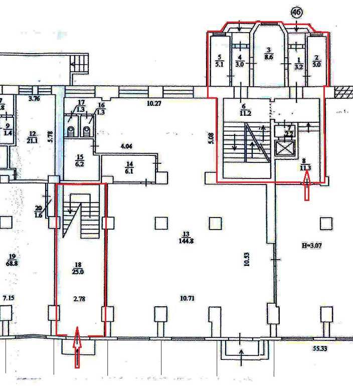 Приміщення під ресторан, кафе, магазин 554 кв.м (Фасад, Хрещатик)