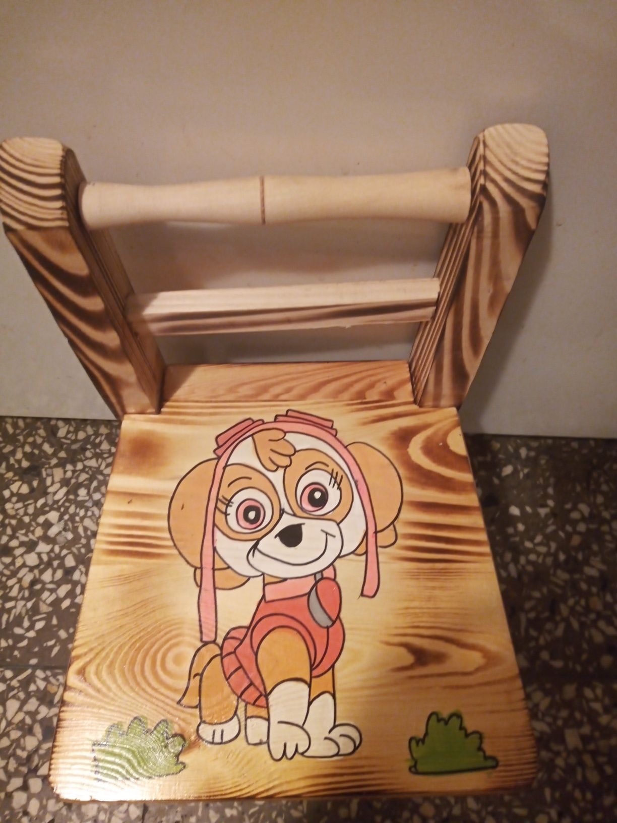 Krzesełko drewniane Skay Psi Patrol