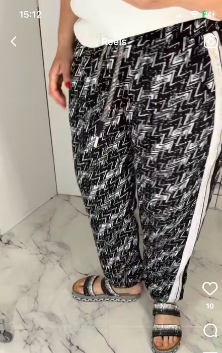 Літні шовкові штани з камінцями Турція