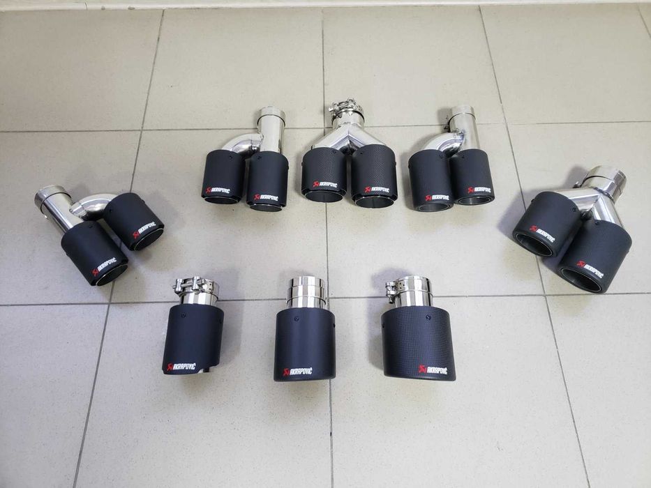 Насадки глушителя akrapovic , насадки на выхлоп акрапович