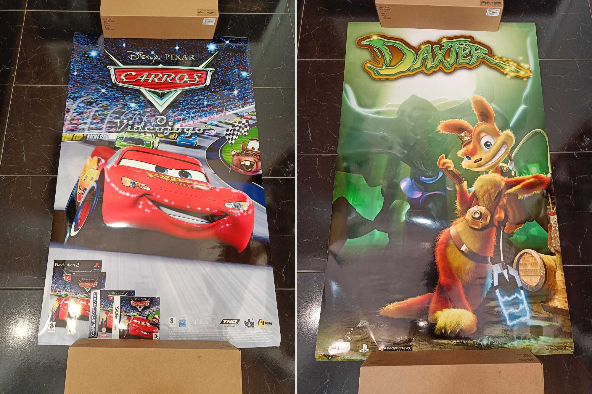 Posters Promocionais Jogos PS2 PS3 GBA Nintendo DS WII