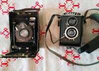 Старовинні колекційні фотоапарати Фотокор-1 та Любітель-2