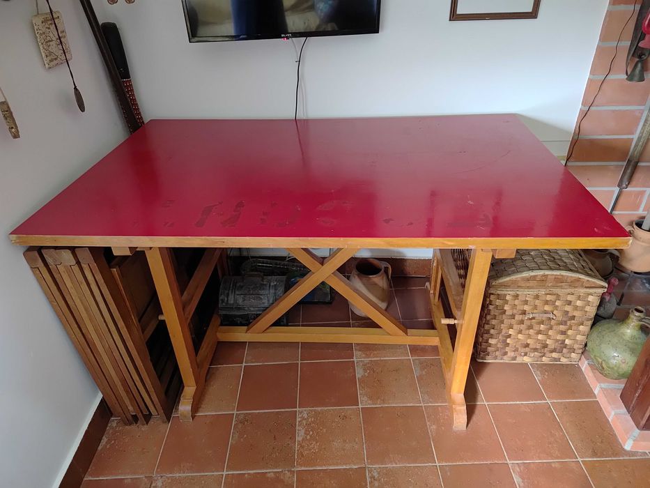 Estirador madeira totalmente funcional