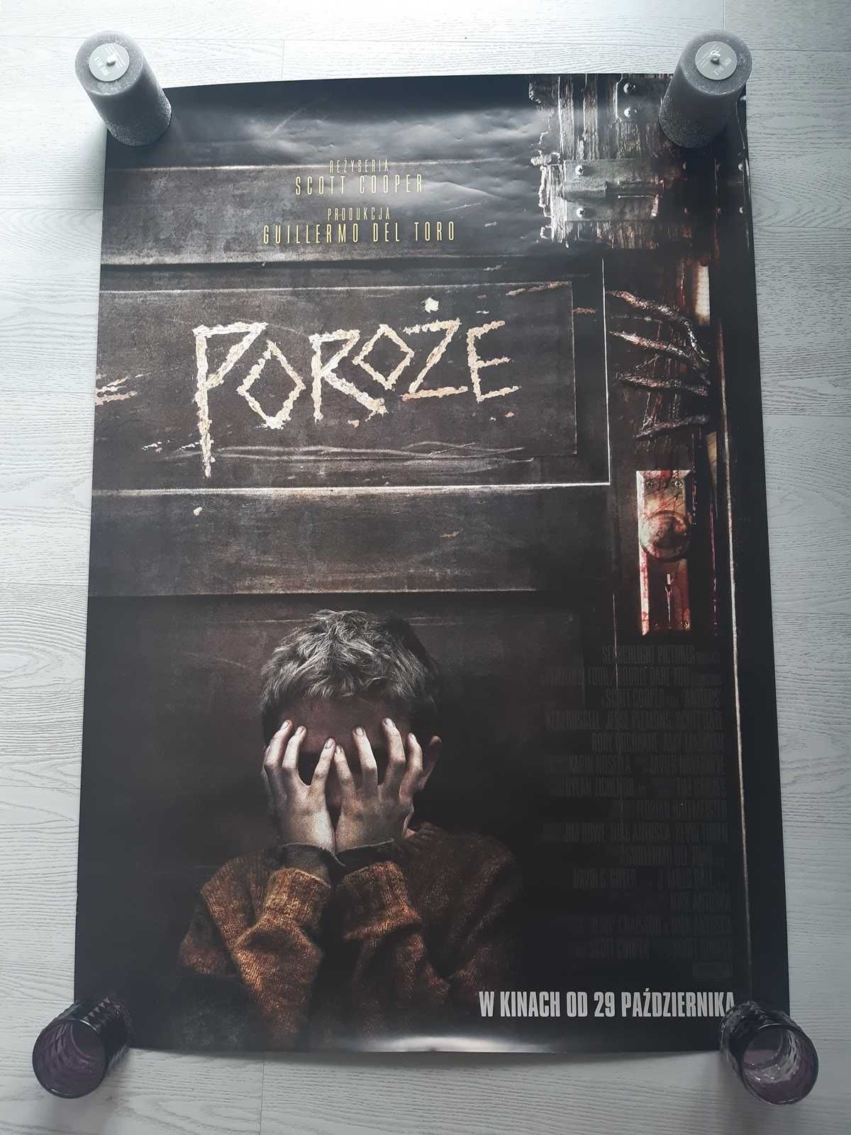 Plakat kinowy z filmu Poroże horror