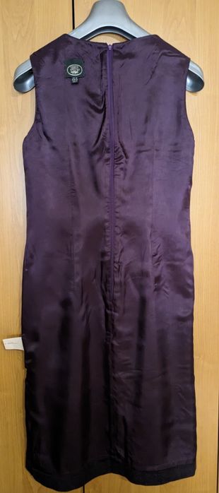 Платье-футляр Laura Ashley, винтаж, шерсть, миди, р. UK 12/Euro 38/M