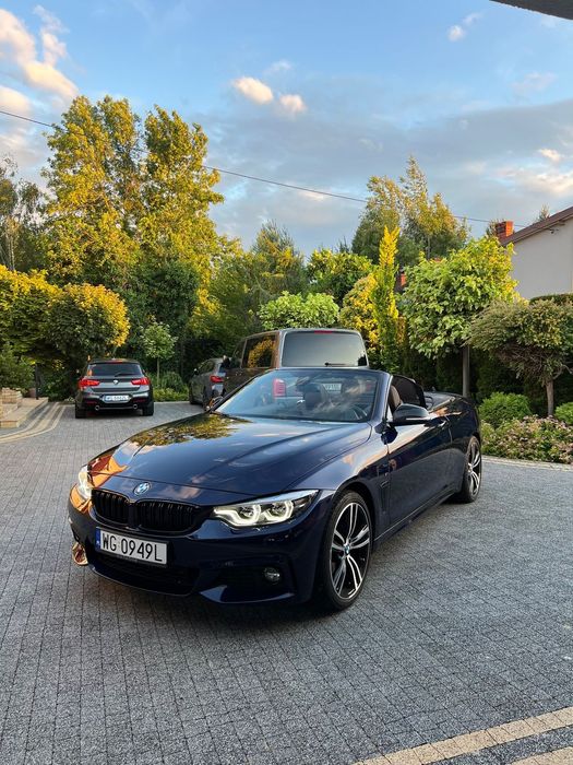 BMW Seria 4 430i Tanzanite Blau Individual niski przebieg