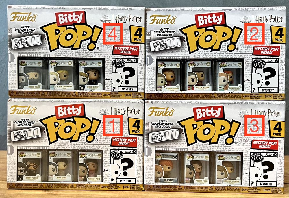 Funko Bitty Pop! Harry Potter and the Goblet of Fire 4-Pack Series 1-4