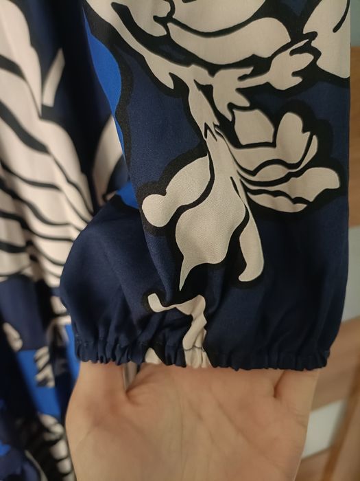 Sukienka maxi niebieska