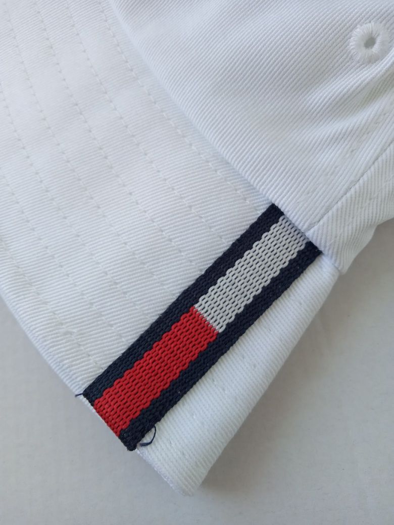Nowy, 100% oryginalny kapelusz bucket hat Tommy Hilfiger Jeans biały