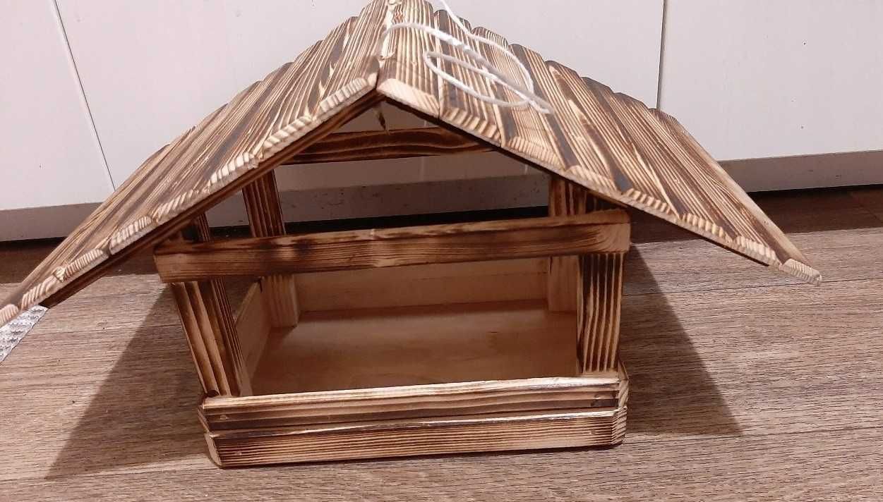 Duży karmnik dla ptaków budka dekoracja ogród taras dom