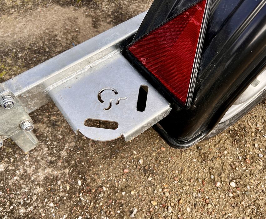 NOWA Przyczepa Podłodziowa Uchylna Ocynk LED Wciągarka