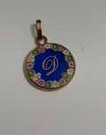 Medalha em prata 925 - Letra D