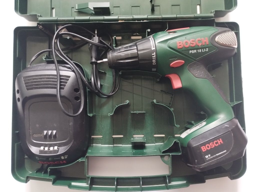 Акумуляторний шуруповерт bosh psr 18 Li-2