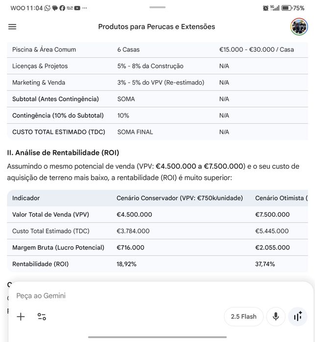Terreno Cascais 4000m²