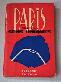 Paris. Plan miasta z 1968 r.