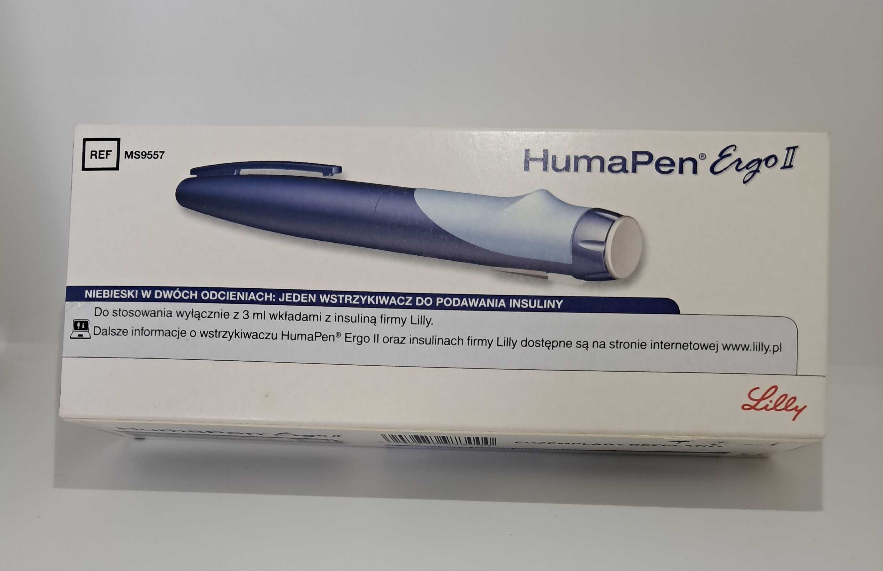 Wstrzykiwacz insulinowy HumaPen® Ergo II - fabrycznie nowy.