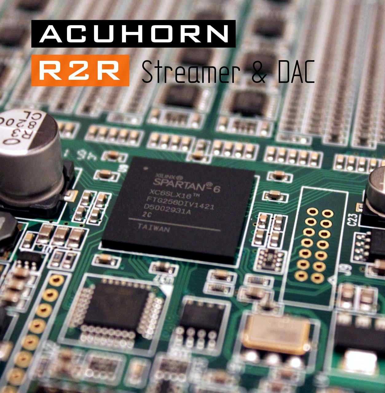 Acuhorn R2R streamer DAC drabinka R-2R High End do wzmacniacz lampowy