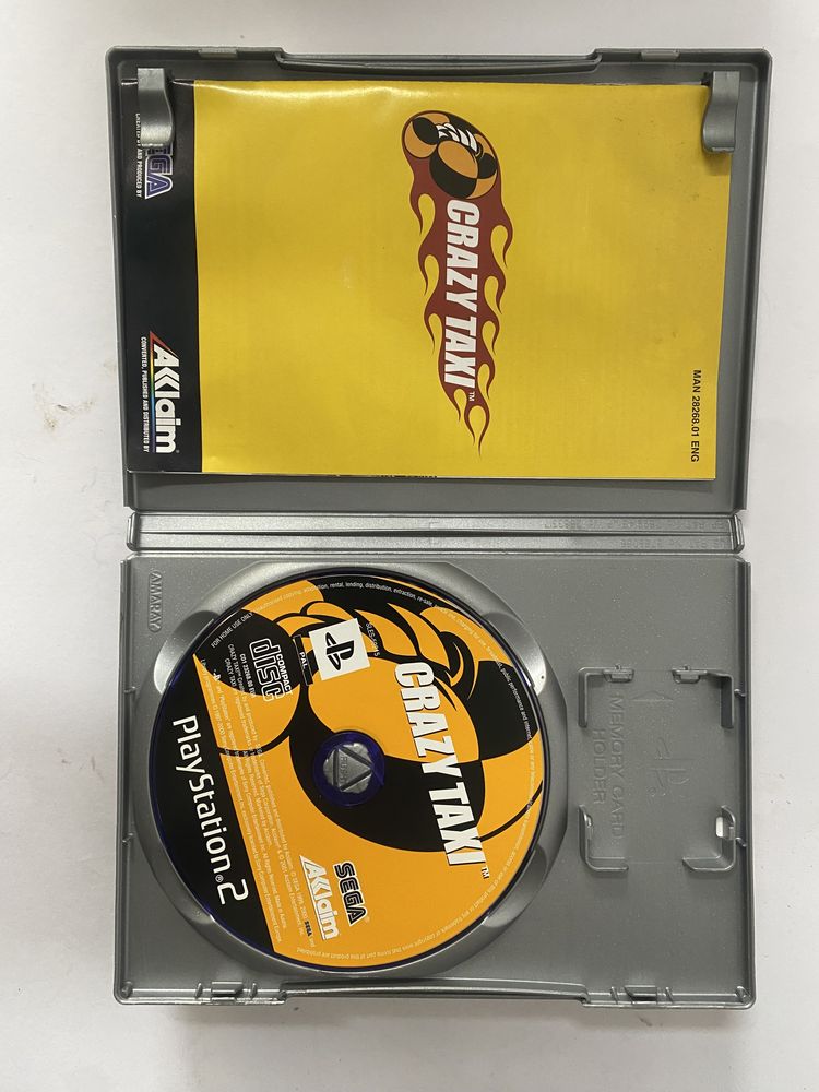 Gra Crazy Taxi na konsole playstation 2 (ps2)