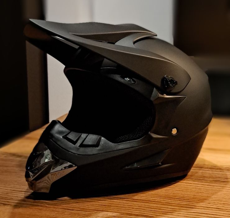 Kask Fullface Czarny