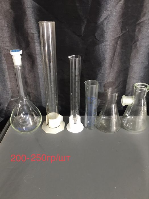 Набор колба пробирка воронка посуда лабораторная с.ср в коллекцию