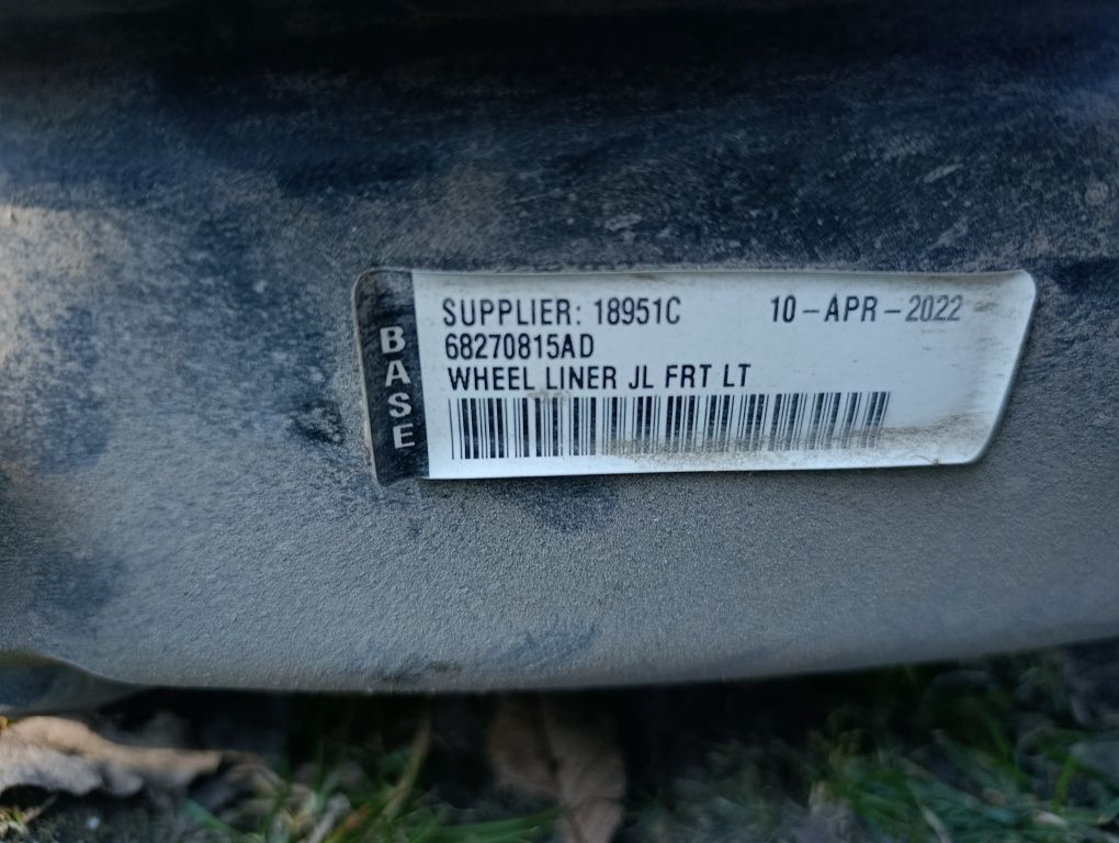 Wrangler jl USA Gladiator nadkole poszerzenie blotnika Sahara kol pdn