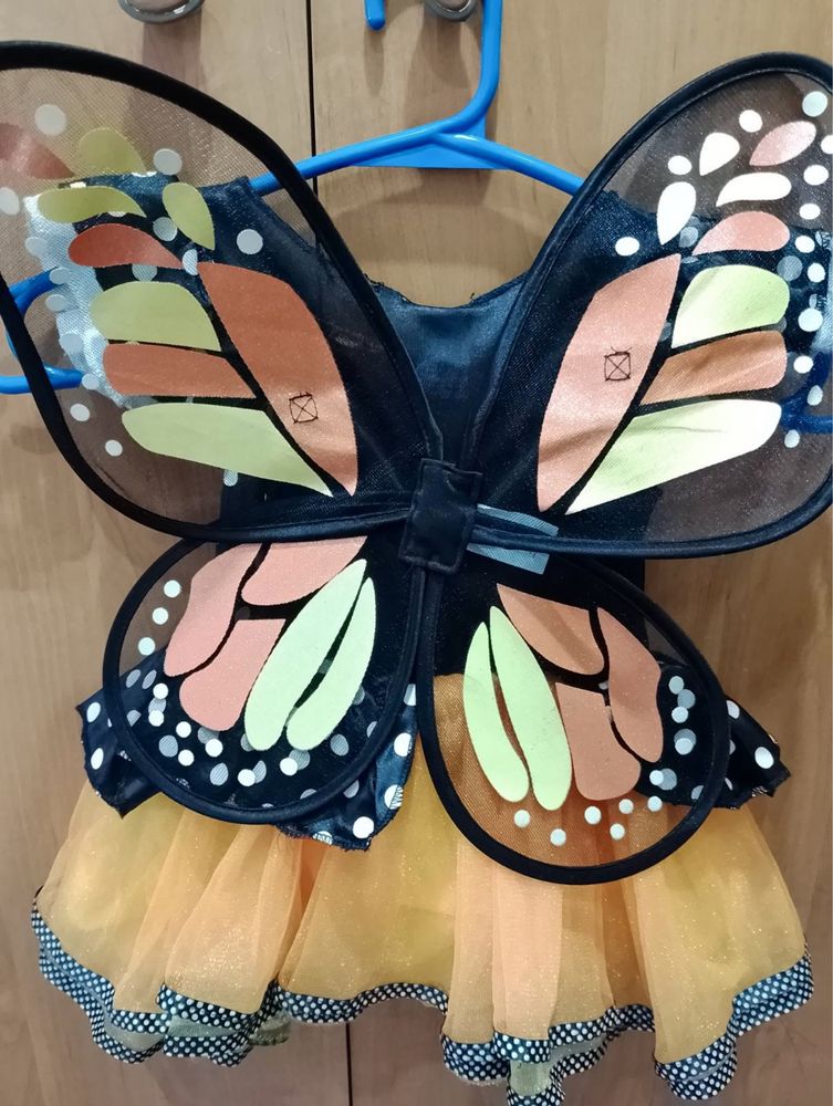 костюм  сукня бабочки метелика на свято дитячий карнавал весняний фея