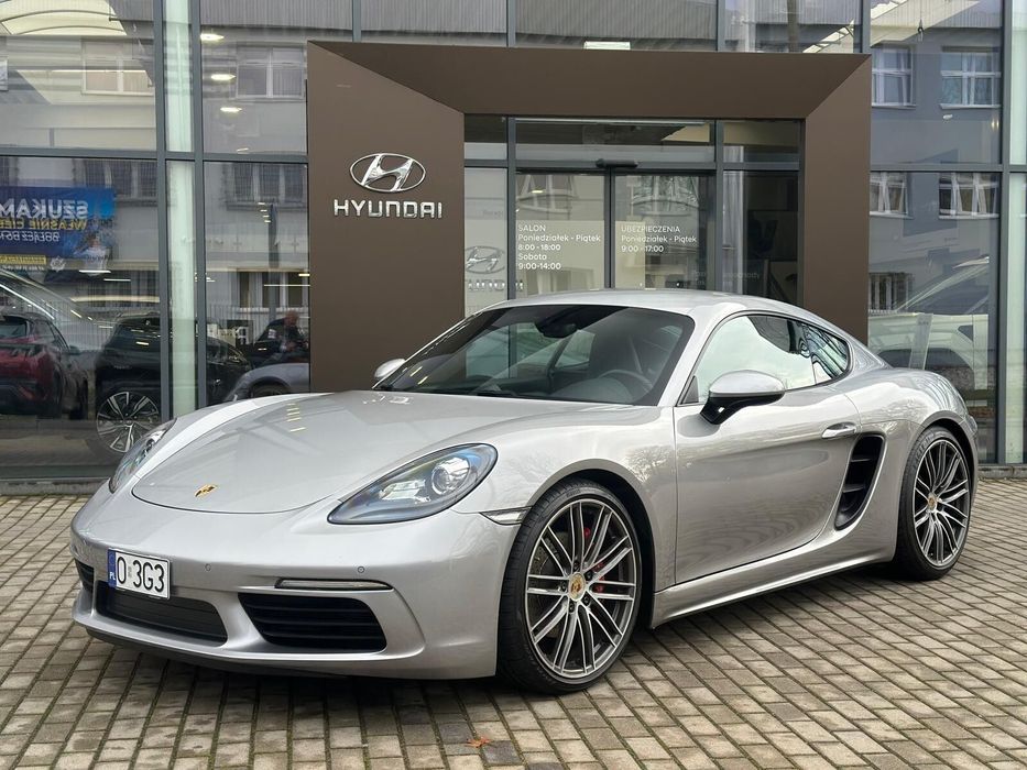 Porsche 718 Cayman 2.5 PDK 350KM / Ceramika, po serwisie / FV23%