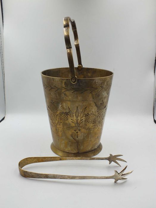 Wiaderko do lodu INDIE platerowane patyna  LS