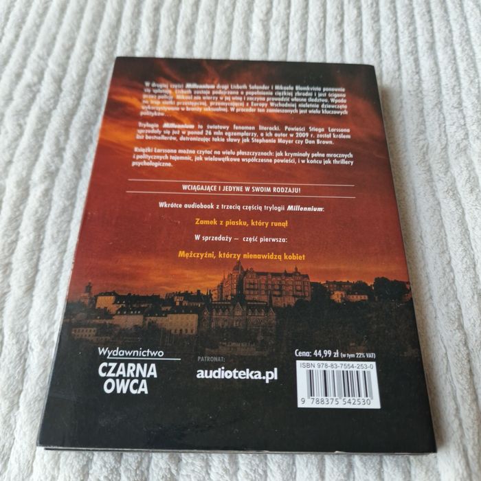 Stieg Larsson – Dziewczyna, która igrała z ogniem (audiobook, 2x CD MP