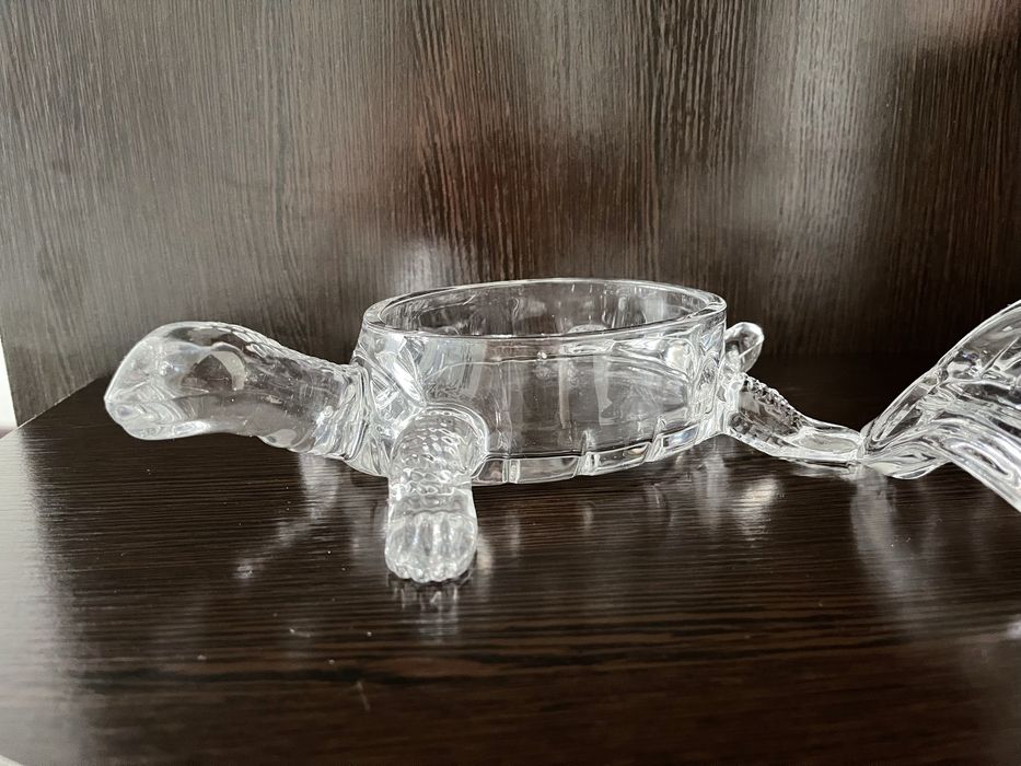 Цукерниця Доза черепаха кришталь Bohemia Boxes 265 мм (86)